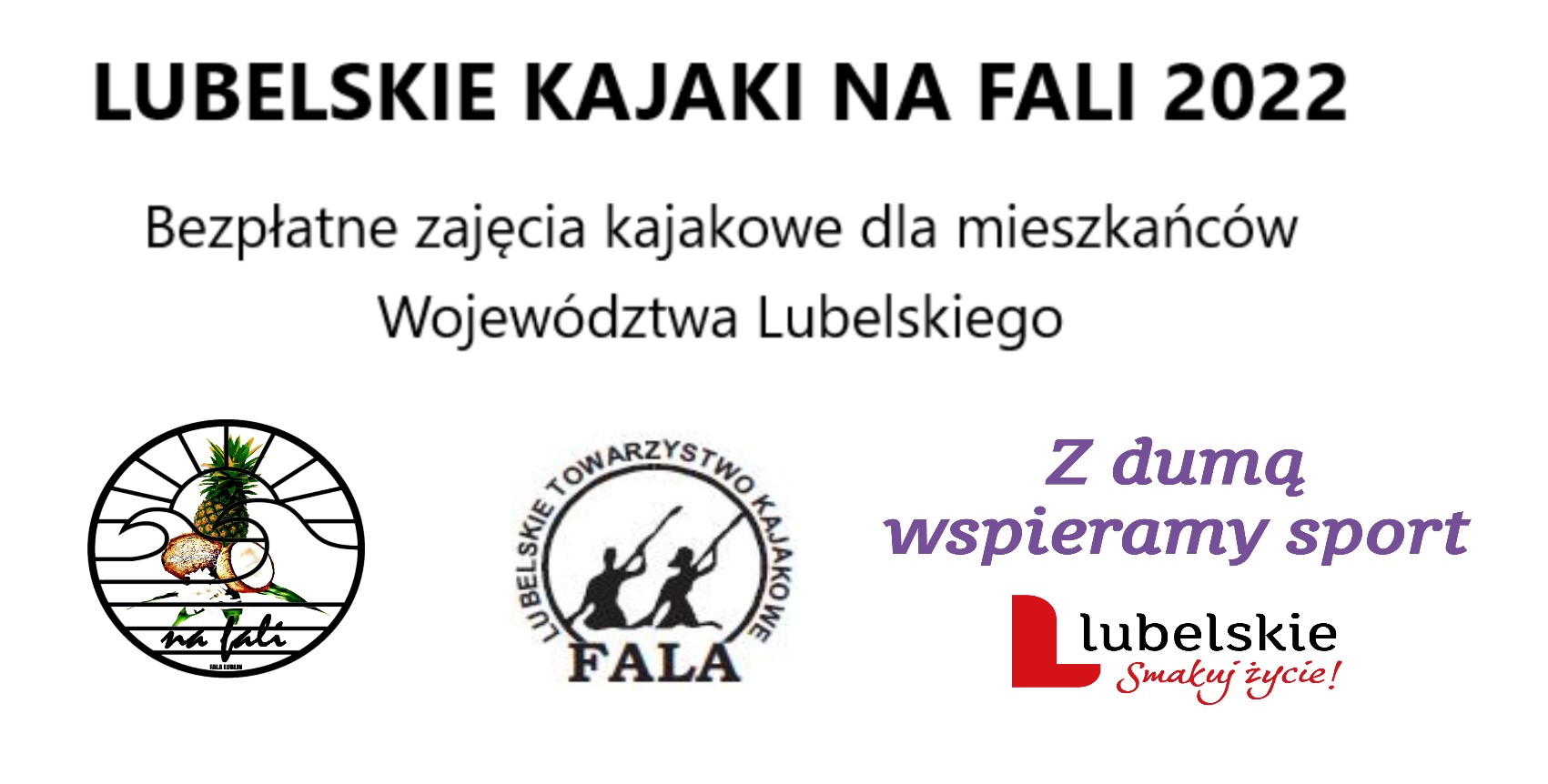 Lubelskie Kajaki na fali 2022 logo